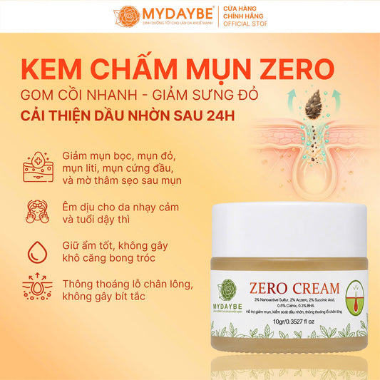 Zero Cream Kem chấm mụn hiệu quả Mydaybe