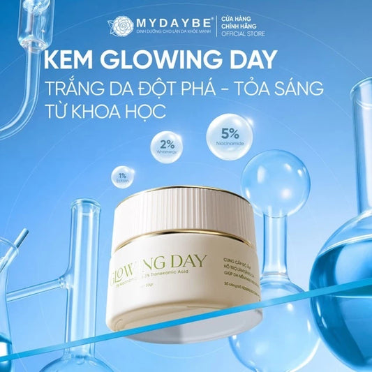 Kem trắng da Glowing Day Mydaybe 50g