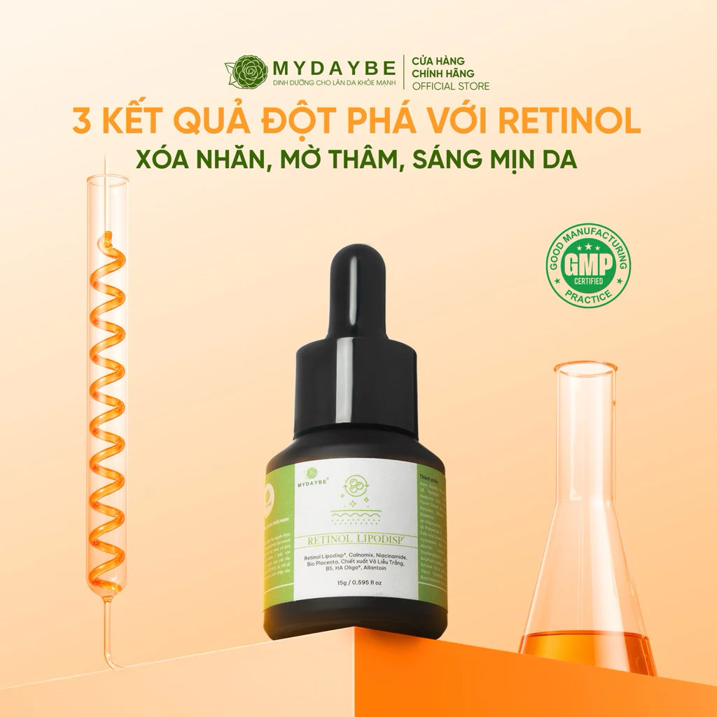 Retinol Lipodisq 15gr Mydaybe căng bóng làn da rạng rỡ