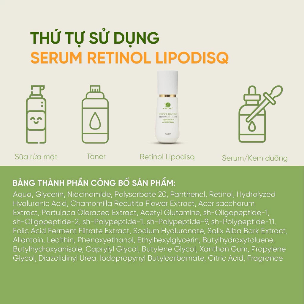 Serum Retinol Lipodisq Mydaybe 35g