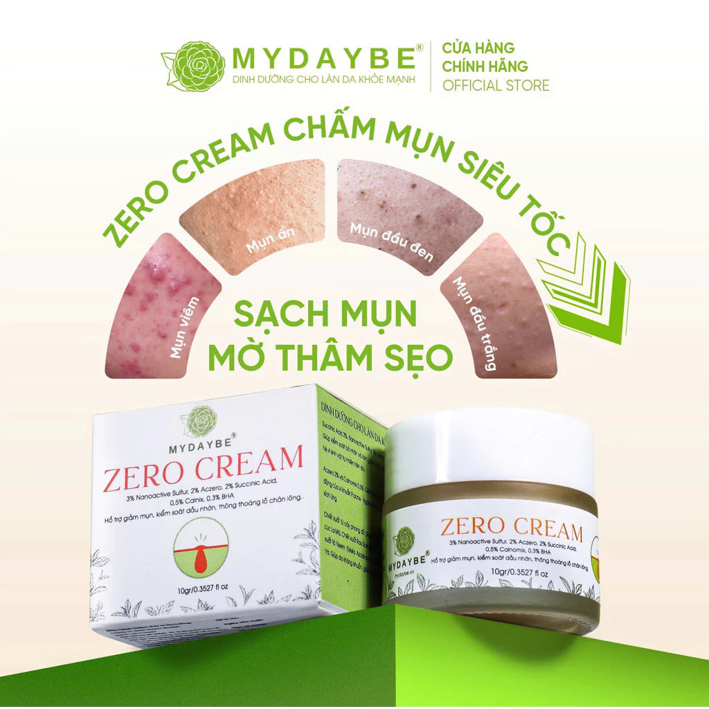 Zero Cream Kem chấm mụn hiệu quả Mydaybe