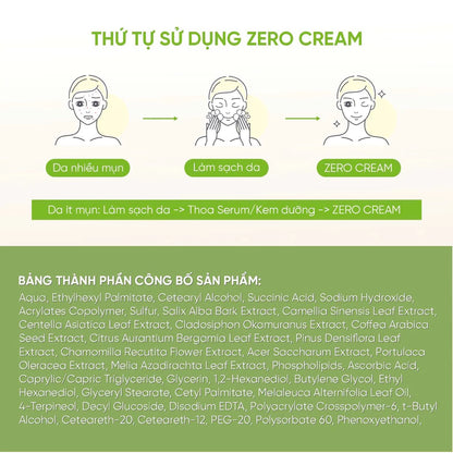 Zero Cream Kem chấm mụn hiệu quả Mydaybe