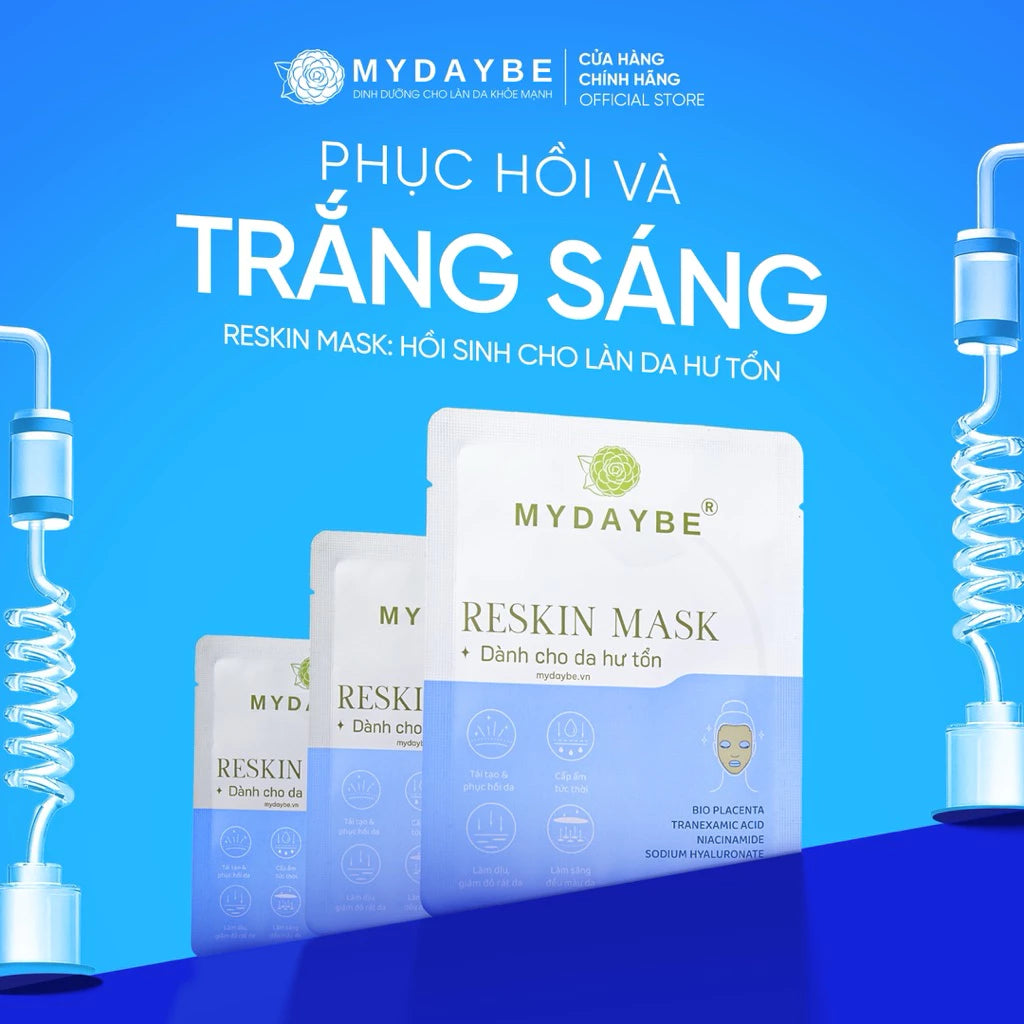 Mặt nạ RESKIN MASK_HA, Niacinamide, BIO Placenta