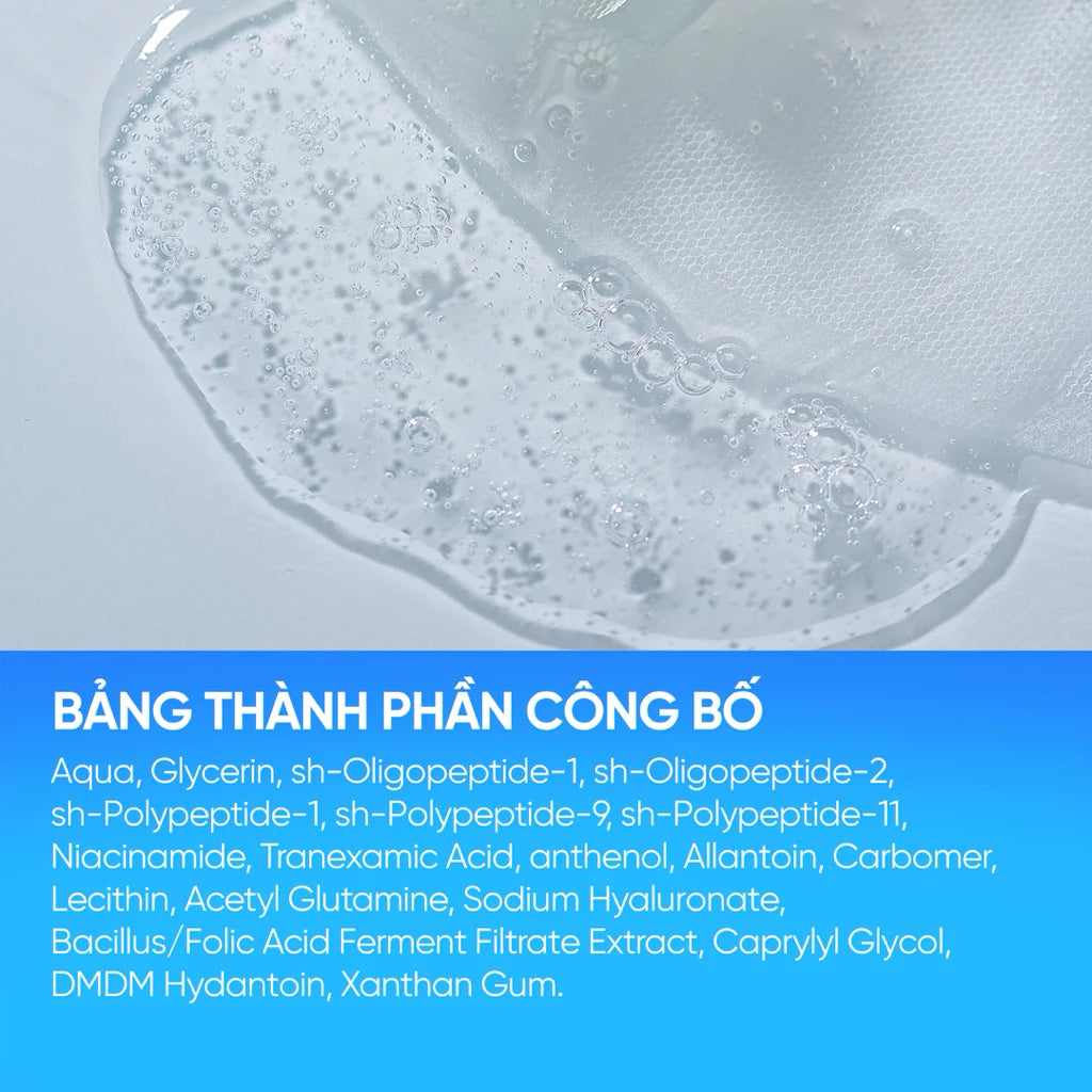 Mặt nạ RESKIN MASK_HA, Niacinamide, BIO Placenta
